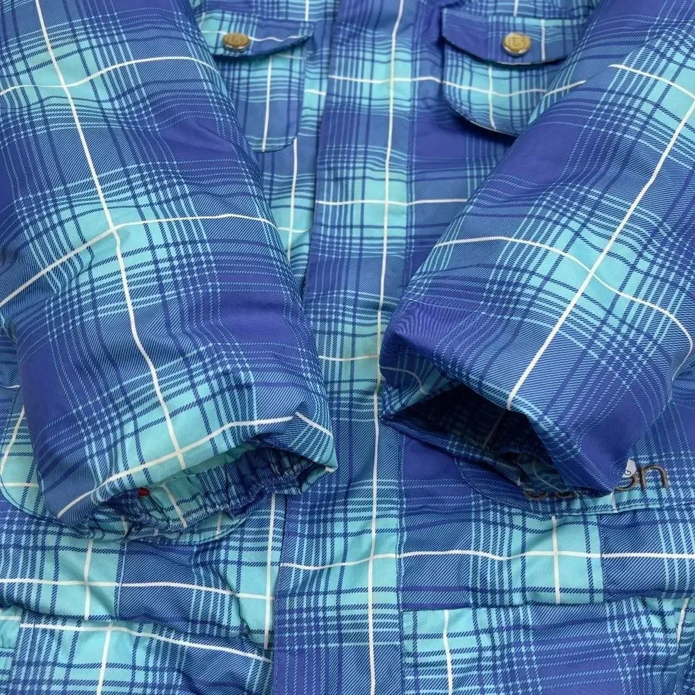 Burton Twist Bomber Insulated Plaid Jacket - Picture 12 of 16